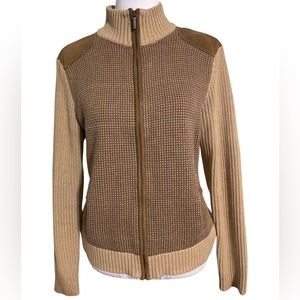 RALPH LAUREN VINTAGE TAUPE HEAVY SWEATER